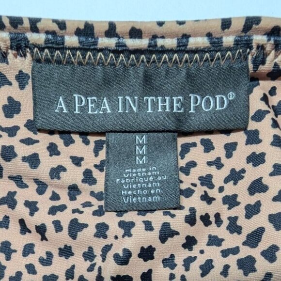 A Pea in the Pod Bikini Animal Print Maternity Swimwear Convertible NWT Medium - Picture 5 of 14